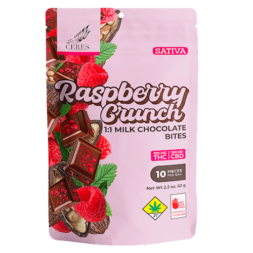 1:1 Raspberry Crunch · Edible · 200mg