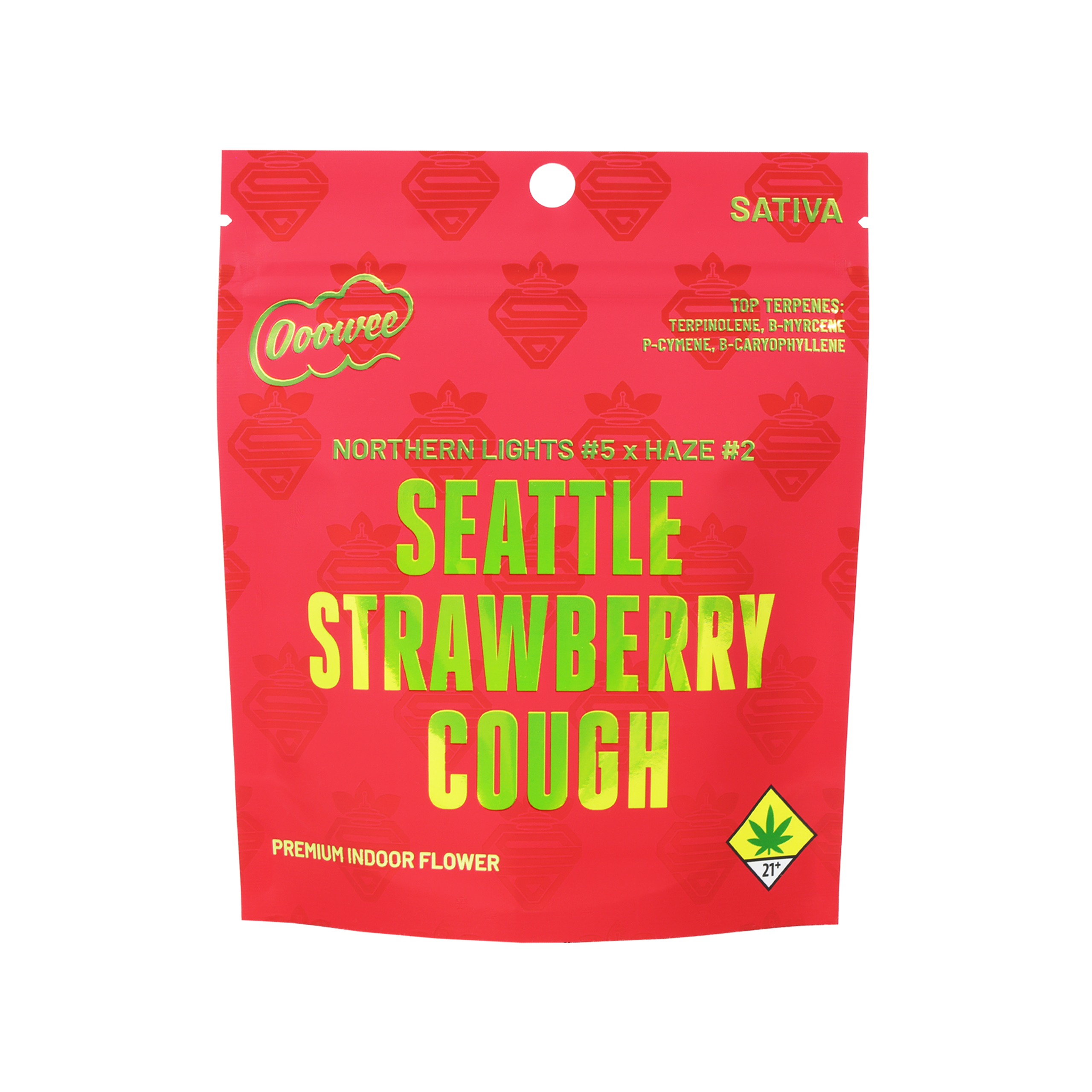 3.5g - Seattle Strawberry Cough - Ooowee - DOH Flower - S