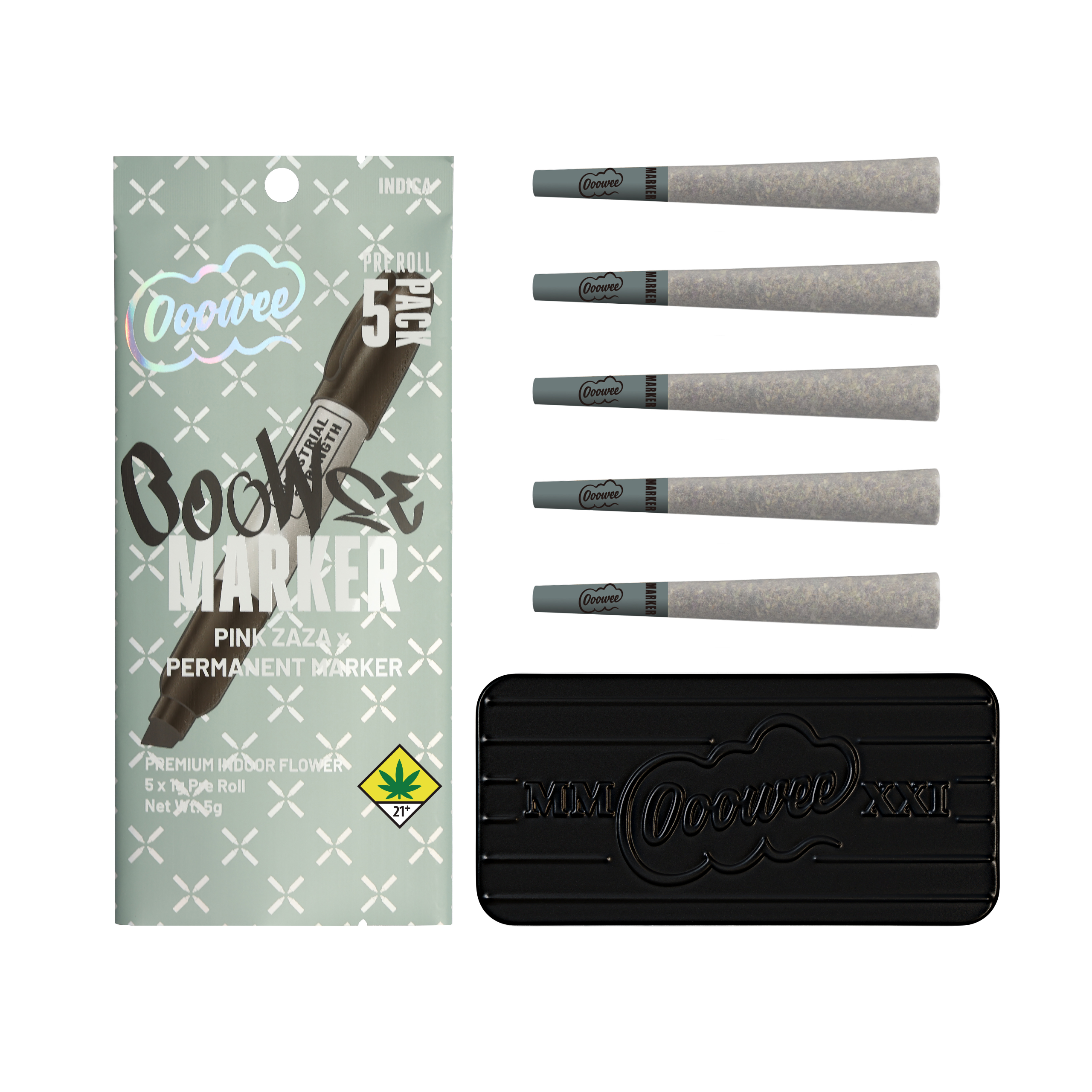 Ooowee Marker · Pre-Roll · 5 Pack