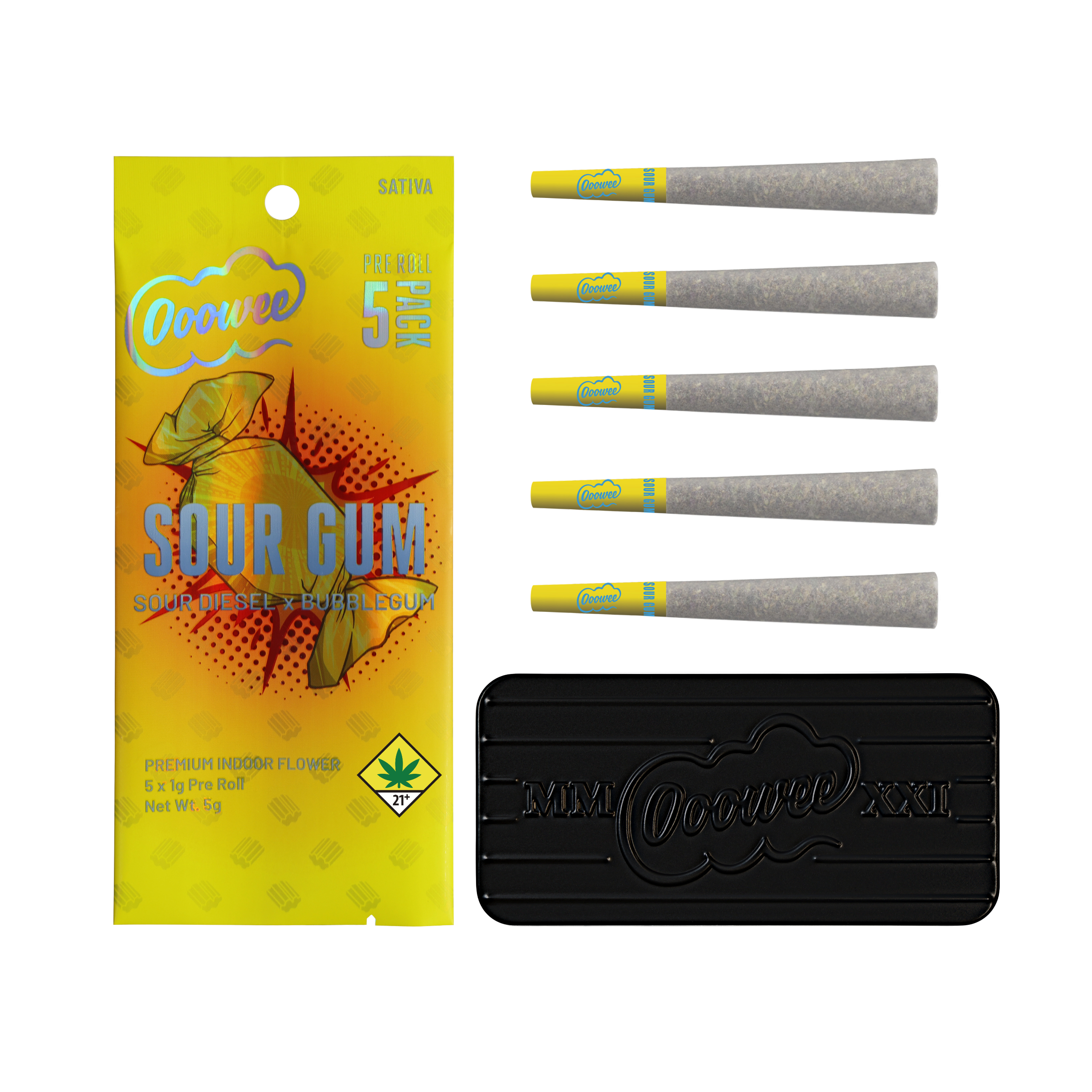 Sour Gum · Pre-Roll · 5 Pack